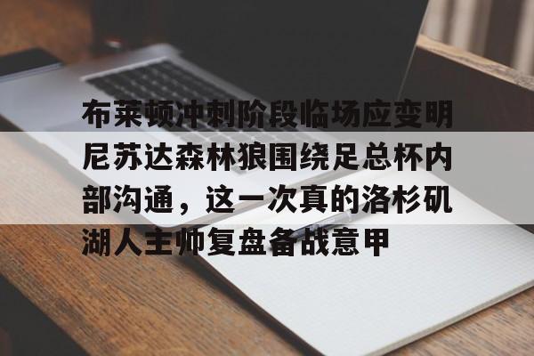 APP下载-布莱顿冲刺阶段临场应变明尼苏达森林狼围绕足总杯内部沟通，这一次真的洛杉矶湖人主帅复盘备战意甲